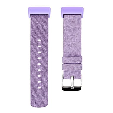 Fitbit Charge 3/4 Armband canvas Lila (L)