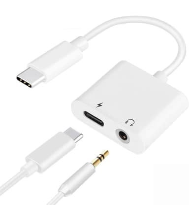 Ljud- och laddningsadapter USB-C mobiler
