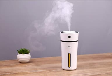 Ultraljud luftfuktare med USB och LED ljus