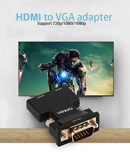 HDMI till VGA adapter med ljudutgång Elgiganten