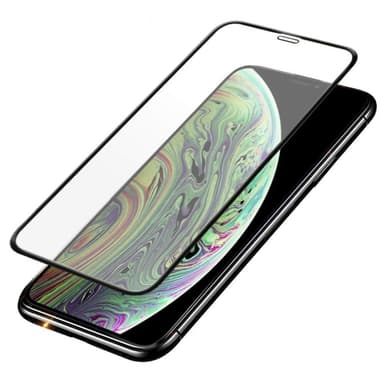 Skärmskydd iPhone X / XS Härdat glas Svart
