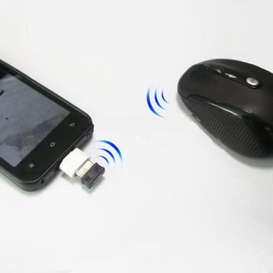 USB till MicroUSB OTG adapter - vit