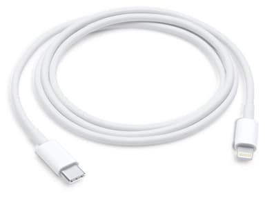 USB-C till Lightning kabel - vit - 1 m