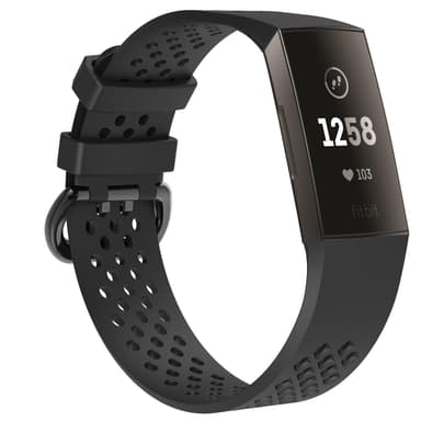 Fitbit Charge 3/4 armband Svart (S) Elgiganten