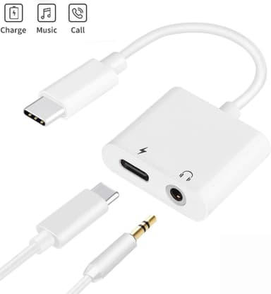 Ljud- och laddningsadapter USB-C mobiler