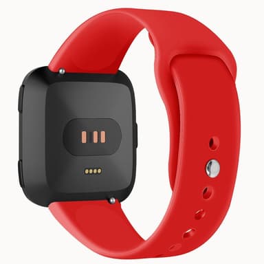 Fitbit Versa armband gummi - röd - S