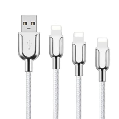 Lightning USB kabel - nylon - 1 meter