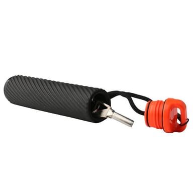 Flytande handtag med selfiestick till GoPro actionkamera - svart/orange