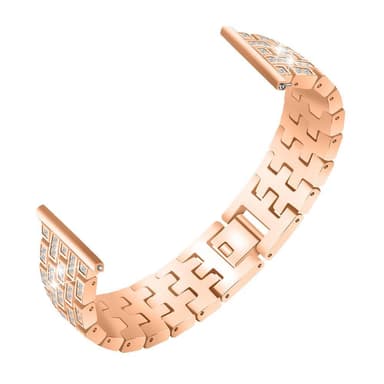 Samsung Galaxy 42 mm armband roségold med strass