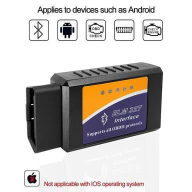 OBD2 ELM 327 felkodsläsare Bluetooth - för Android/Windows
