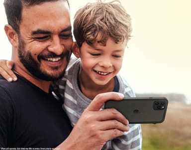 INF iPhone 11 skal silikon Svart/Grå