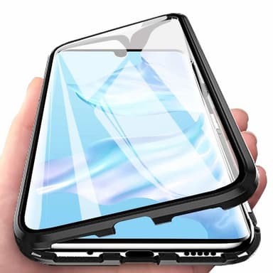Huawei P30 skal med skärmskydd Svart
