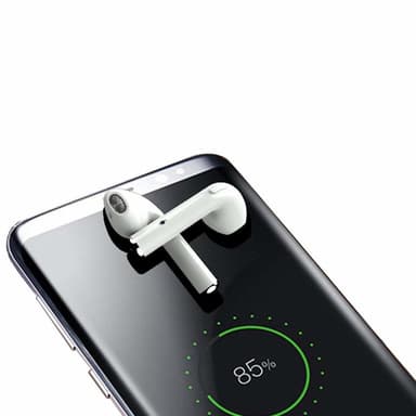 In-ear Bluetooth hörlurar med laddväska