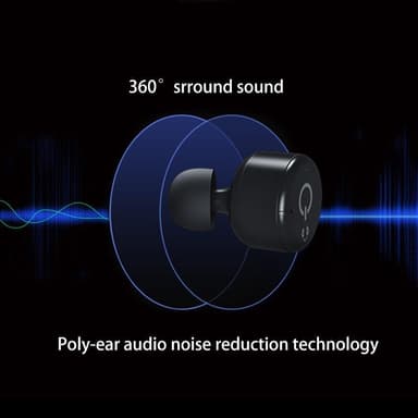 True Wireless in-ear hörlurar med laddstation