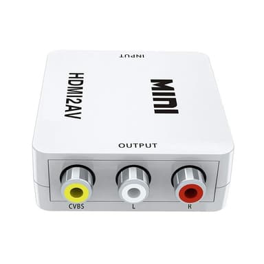HDMI till AV / RCA Adapter Signalomvandlare
