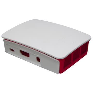 Raspberry Pi 3 original chassi (vit/röd)