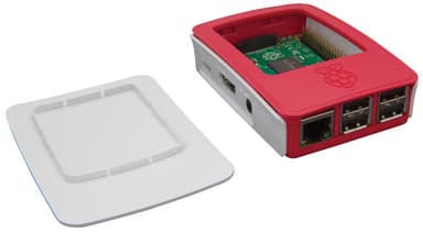 Raspberry Pi 3 original chassi (vit/röd)