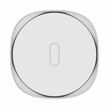 Trådlös laddare - Qi snabbladdare till mobilen - vit