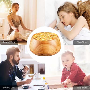 Aroma Diffuser Luftfuktare med Bluetooth högtalare och lampa