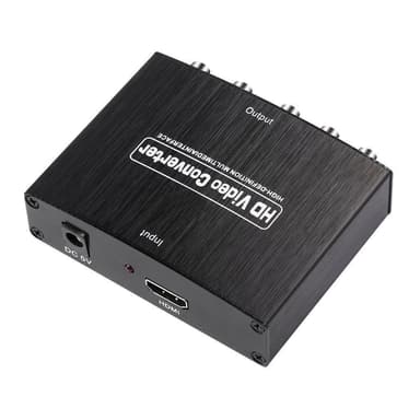 HD video-omvandlare HDMI till komponent RGB (YPbPr) och ljud L/R (LPCM)