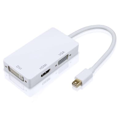 Mini DP Displayport adapter till HDMI/DVI/VGA