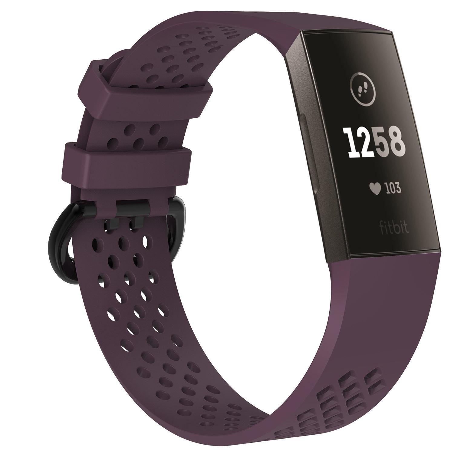 INF Fitbit Charge 3/4 armband Lila (L) - Elgiganten