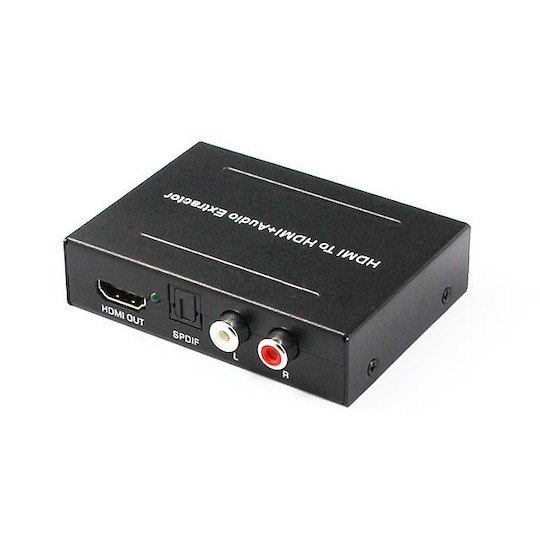 HDMI till HDMI + ljud (SPDIF och R/L) - Ljuddelare för HDMI 4K