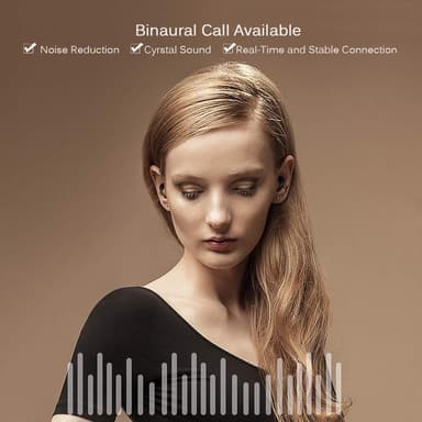Trådlösa In-Ear hörlurar Bluetooth 5.0 och brusreducering