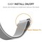 Armband Samsung Gear S2 Classic / Gear Sport - 20 mm - milanesisk loop - silver