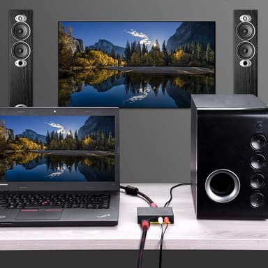 HDMI till HDMI + ljud (SPDIF och R/L) - Ljuddelare för HDMI 4K