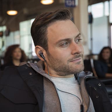 Bose QuietComfort 20 QC20 Hörlurar med mic (svart)