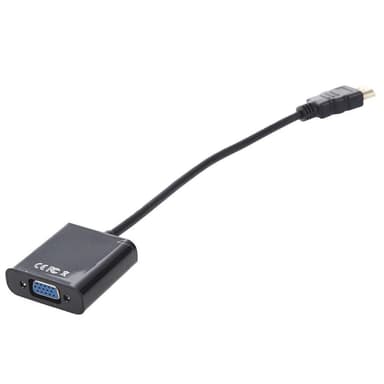 HDMI till VGA och ljud adapter