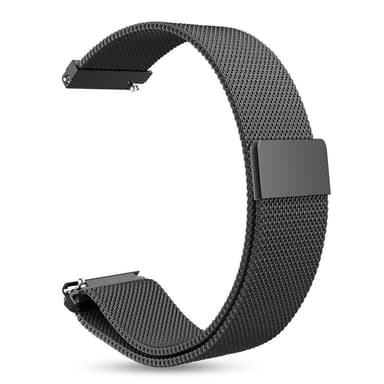 Armband Samsung Gear S3 Classic/S3 Frontier 22 mm milanesisk loop svart