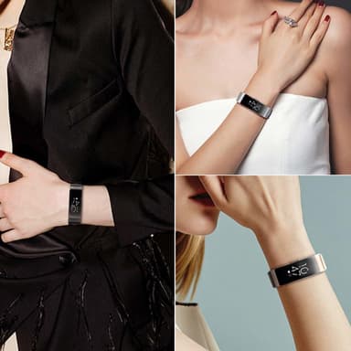 Fitbit Inspire / Inspire HR armband rostfritt stål - svart