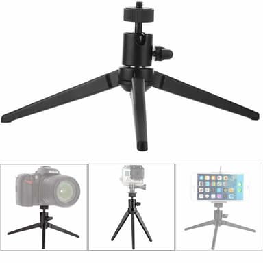 Tripod - trebensstativ med fjärr för mobil och kamera - aluminium