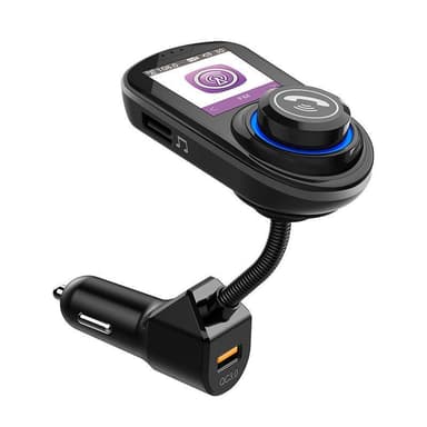 Bluetooth adapter till bilen - FM-sändare - billaddare