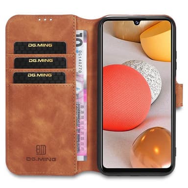 DG-Ming mobilplånbok 3-kort Samsung Galaxy A42  - Brun