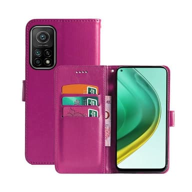Mobilplånbok 3-kort Xiaomi Mi 10T  - Rosa