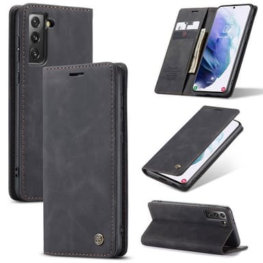 CaseMe Smart FlipCase Samsung Galaxy S21 Plus  - Svart