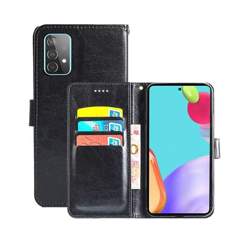 Mobilplånbok 3-kort Samsung Galaxy A52 5G  - Svart