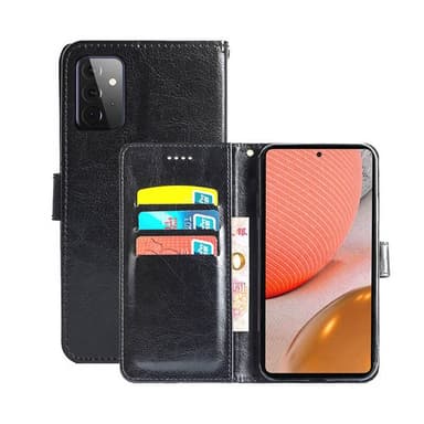 Mobilplånbok 3-kort Samsung Galaxy A72 5G  - Svart