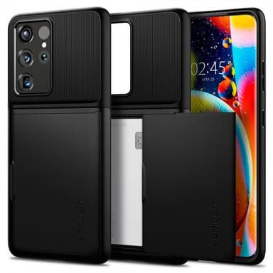 Spigen Samsung Galaxy S21 Ultra Skal Slim Armor CS Svart