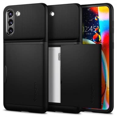 Spigen Samsung Galaxy S21 Skal Slim Armor CS Svart