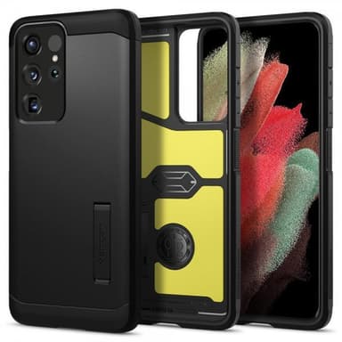 Spigen Samsung Galaxy S21 Ultra Skal Tough Armor Svart