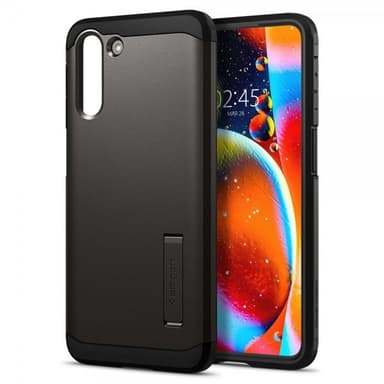 Spigen Samsung Galaxy S21 Skal Tough Armor Gunmetal