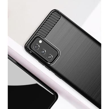 SKALO Samsung S20 FE Armor Carbon Stöttåligt TPU-skal - Röd