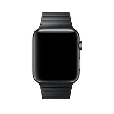 SKALO Metallarmband ""Flat"" Apple Watch 38/40/41mm - Svart