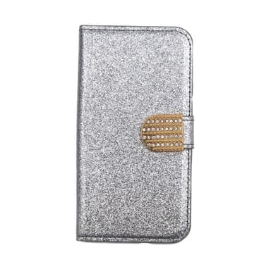 Glitter design Plånboksfodral till Samsung S20 FE - Silver