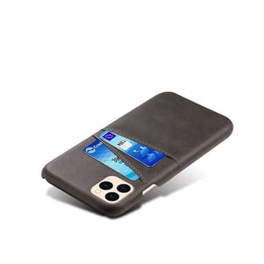 KSQ iPhone 12 / 12 Pro Skal med kortplats - Svart