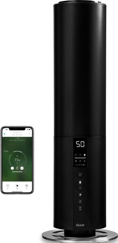 Duux Beam Smart Luftfuktare Svart